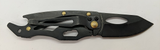 Smith & Wesson 1137408-0720 Frame Lock Plain Clip Point Black Pocket Knife