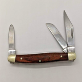Northwest Trail 3 Blade Stockman Plain Edge Slip Joint  Folding Pocket Knife