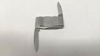 Vintage Zippo USA Money Clip Folding Pocket Knife Stainless Steel "DOW" Logo