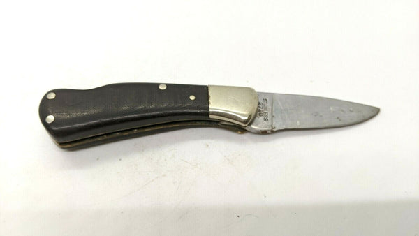 Vtg Khyber Japan 2726 Stainless Folding Pocket Knife 4 Pin Smooth 