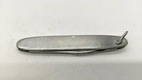 Vintage Lark Co. Folding Pocket Knife 2 Stainless Steel Blades Decorated Handle