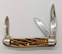 Colonial Prov USA Stockman Plain Edge Slip Joint Folding Pocket Knife