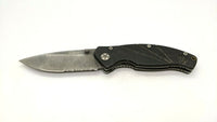 Timberline Workhorse #4301 Folding Pocket Knife Combo Edge Liner Lock Black G10