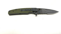 MTech USA Xtreme Ballistic MX-A826-SO Folding Pocket Knife Storm Front Green G10