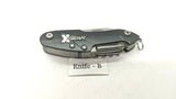 XGear 10 In 1 Multi Tool Stainless Steel Saw Scissors Corkscrew Screw Drivers