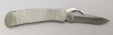 SE 440 Steel Lockback Combination Clip Point Blade Silver Color Pocket Knife