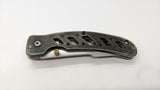 Carolina Brand Tactical Folding Pocket Knife Combo Edge Liner Lock Stainless Blk