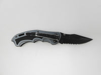 Schrade SCH210S Single Combination Blade Folding Pocket Knife