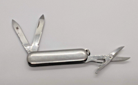 Wenger Retired Esquire Stainless Steel Knife 65mm Scissors Pen Blade Nail File