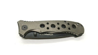 IDPA National Championship 2018 Folding Pocket Knife Plain Edge Liner Lock Gray
