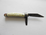 Imperial 2 Blade Mother of Pearl Handle Folding Knife *Blade is broken*