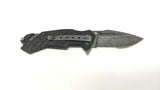 MTech USA Ballistic MX-A828BK-SO Folding Pocket Knife Assisted 440C Stainless