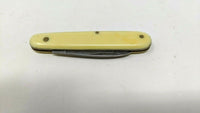 Vtg Antique Zenith Germany Traveler Folding Pocket Knife 3 Pin Plastic Handle