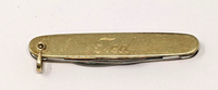 Giesen & Forsthoff Solingen Germany Pocket Knife Two Blade Gold "Ted" Engraved