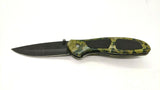 Frost Cutlery Combat Ranger Folding Pocket Knife Plain Liner Lock Camo Composite