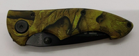 HammeTTE Tamco 420 Frame Lock Drop Point Blade Camo Folding Pocket Knife