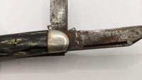 Vintage Ulster Stockman 3-Blade Folding Pocket Knife Collectible Antique