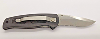 Humvee Stainless Steel Partially Serrated Liner Lock Folding Pocket Knife