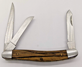 Cattlemens Cutlery Sagebrush Wood Handle Plain Edge Folding Pocket Knife