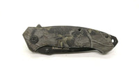 Tac-Force Speedster Model Folding Pocket Knife Tanto Combo Edge Liner Lock Camo