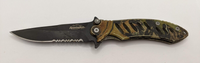 Remington Sportsman Series 8.6" Folding Pocket Knife Camo Partially Serrated