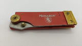 Monarch Partially Serrated Drop Point Folding Pocket Knife w/Pocket Clip