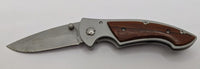 Maxam MFG China Folding Single Blade Pocket Knife With Belt Clip