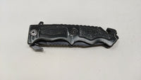 Tac-Force Speedster Model TF-711 Folding Pocket Knife Steel Finger Grip Combo