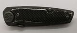 Unbranded Liner Lock Combination Drop Point Blade Grey Folding Pocket Knife