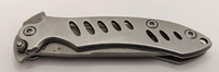 Hunter's Advantage Stainless Steel Folding Pocket Knife Plain Blade Drop Point