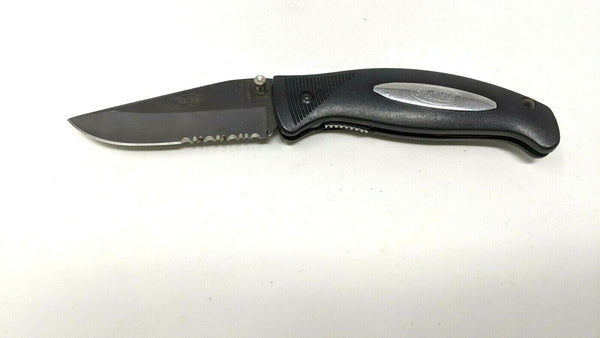 Sheffield Miller's Creek 12090 Black Water Folding Pocket Knife Liner Blk Combo
