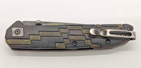 CRKT Hyperspeed MJ Lerch Design 7020 Plain Edge Liner Lock Folding Pocket Knife
