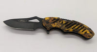 Kentucky Cutlery Company Hunting Series Knife 71049 (Pocket Knife, Yellow Camo)