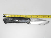 NWTF Large Single Plain Edge Folding Linerlock Pocket Knife