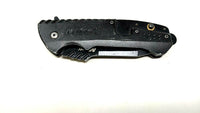 MTech USA Ballistic MT-A889 Folding Pocket Knife Spring Assisted Combo Liner Blk
