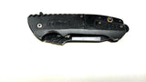 MTech USA Ballistic MT-A889 Folding Pocket Knife Spring Assisted Combo Liner Blk