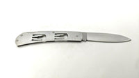 Cabela's Stainless Steel Folding Pocket Knife Plain Edge Lockback Tools-n-Handle