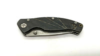 Timberline Workhorse #4301 Folding Pocket Knife Combo Edge Liner Lock Black G10