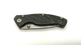 Timberline Workhorse #4301 Folding Pocket Knife Combo Edge Liner Lock Black G10