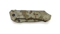Tac-Force TF-458 Desert Camo Special Forces Folding Pocket Knife Assisted Combo