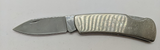 Victory Powerline Services Lockback Drop Point Blade Silver Color Pocket Knife