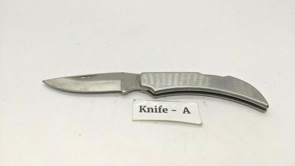 Winchester 2.5 Brass Folder Knife, Pocket Folding Knife 41324 Genuine Wood  13658413245