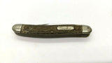 Vintage Schrade Walden NY USA #855 Stockman Folding Pocket Knife 3 Blades 46-73