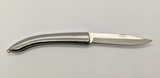 Unbranded Plain Edge Clip Point Slip Metal Handle Joint Folding Pocket Knife