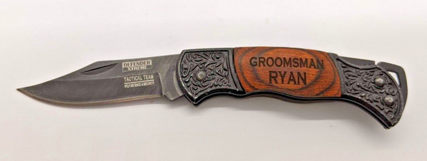 Defender Xtreme Tactical Team 7710 3CR13 "Groomsman Ryan" Folding Pocket Knife