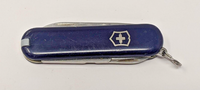 Victorinox Classic SD Navy Blue Pocket Knife 58mm *No Logo* Toothpick Tweezers