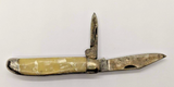 Vintage Jowika Republic Of Ireland Peanut Mother of Pearl Folding Pocket Knife