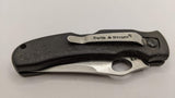 Smith & Wesson Clip Point Plain Edge Blade Knife Hammer Forged Black Handle
