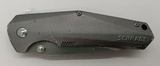 Shrade SCH306 Liner Lock Plain Clip point Blade Grey Folding Pocket Knife