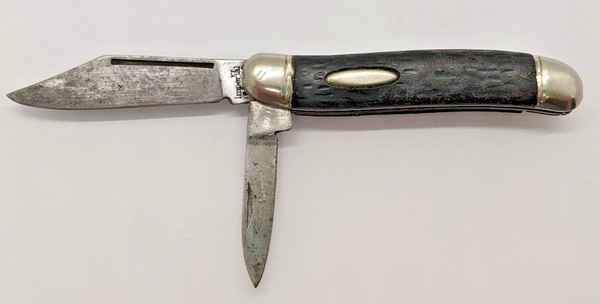 Vintage Imperial Ireland Pen 2 Plain Edge Blade Folding Pocket Knife